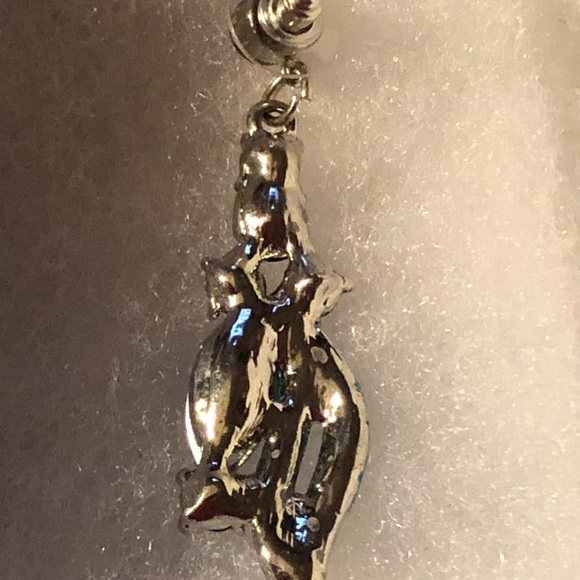 HAMER Painting Crystal Statement Charm Earrings - Picture 8 of 8